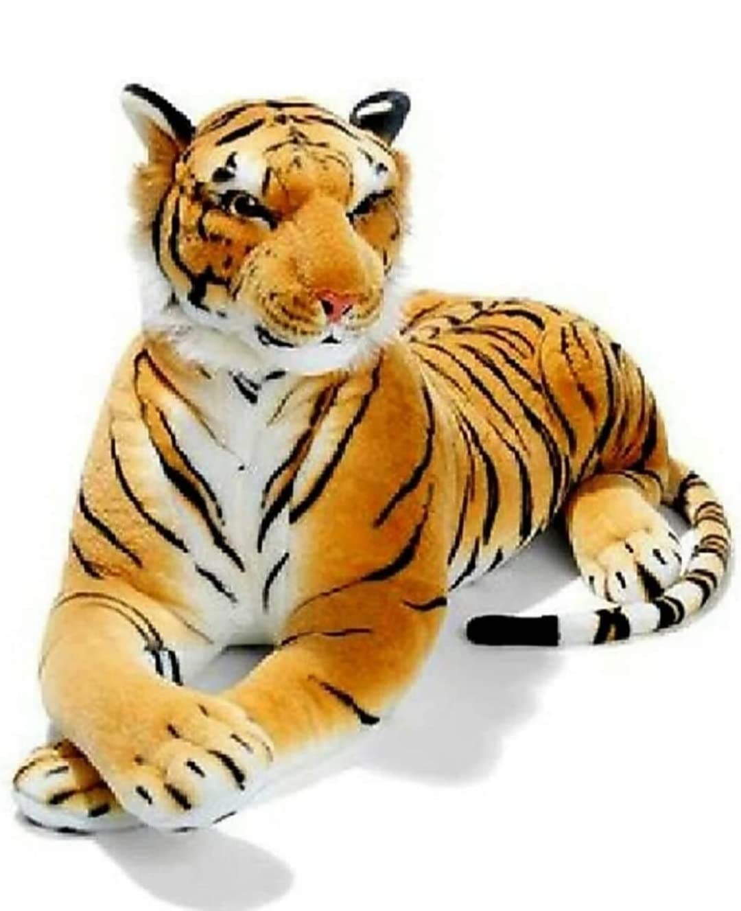 Divyanshi Enterprises eco Friendly Original Looking Premium Material Quality Soft Toy Tiger Wild Animal Organic Stuffed Animals Toys for kids-105cm