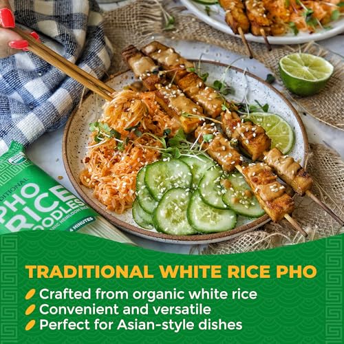 image for Lotus Foods Organic Traditional Pho Rice Noodles - Gluten Free Pho Noo