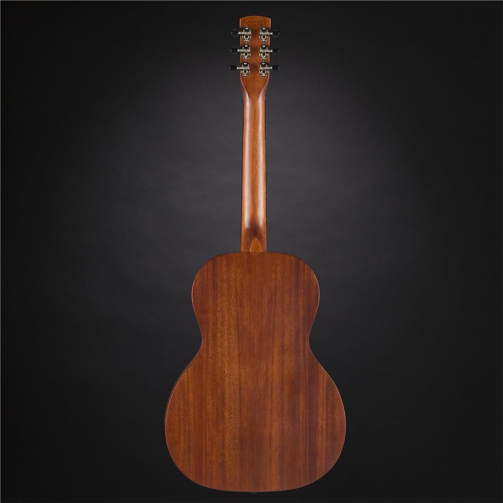 Guitare Six Cordes Couleur Bois Naturel Avec Manche Rond Et Corps En Acajou Guitare Électrique Débutants