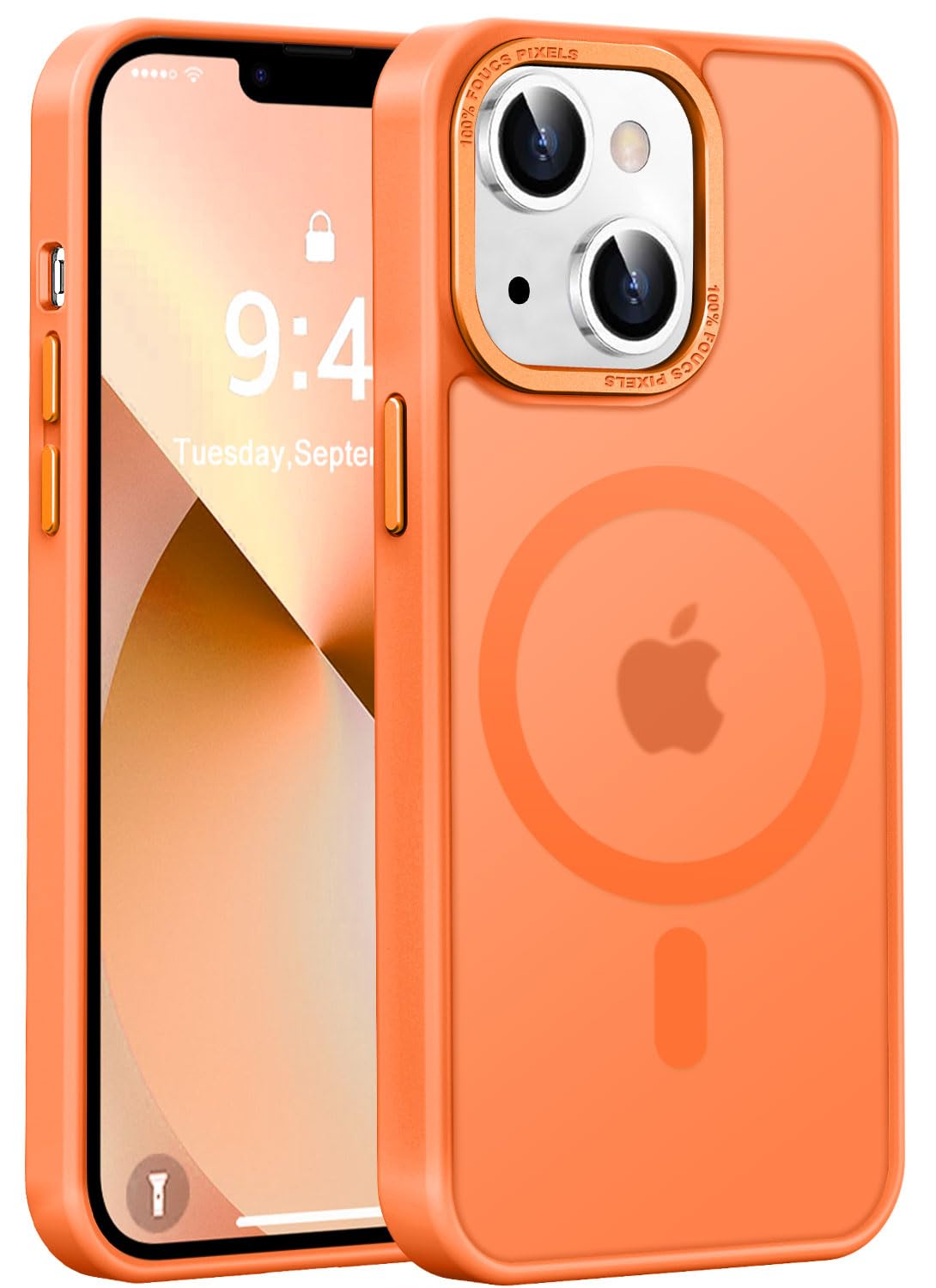 Newfuture Strong Magnetic Compatible with iPhone 17 Pro Case [13 FT Military Drop Protection] [Compatible with Magsafe] Slim Translucent Matte Shockproof with Anti-Fingerprint Phone Case, Tender Pink — view 147