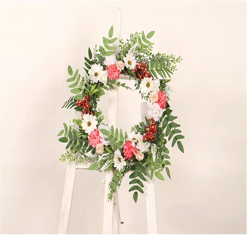 Qiuju Qianmen Home Decoration Spring and Flower Ring Door Hanger (D 40cm)