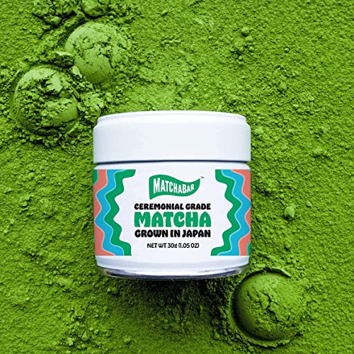 Matchabar Ceremonial Grade Matcha Green Tea (30G) + Electric Matcha Whisk Bundle #TOP2
