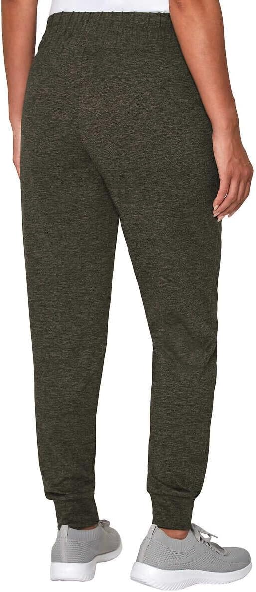 Mondetta Women's Brushed Peached Melange Jogger Pant with Pockets