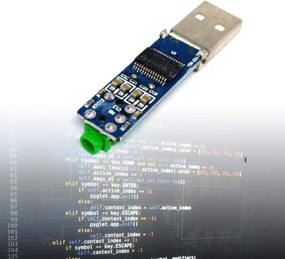 Comimark 1Pcs 5V USB Powered PCM2704 Mini USB Sound Card DAC Decoder Board for PC Computer