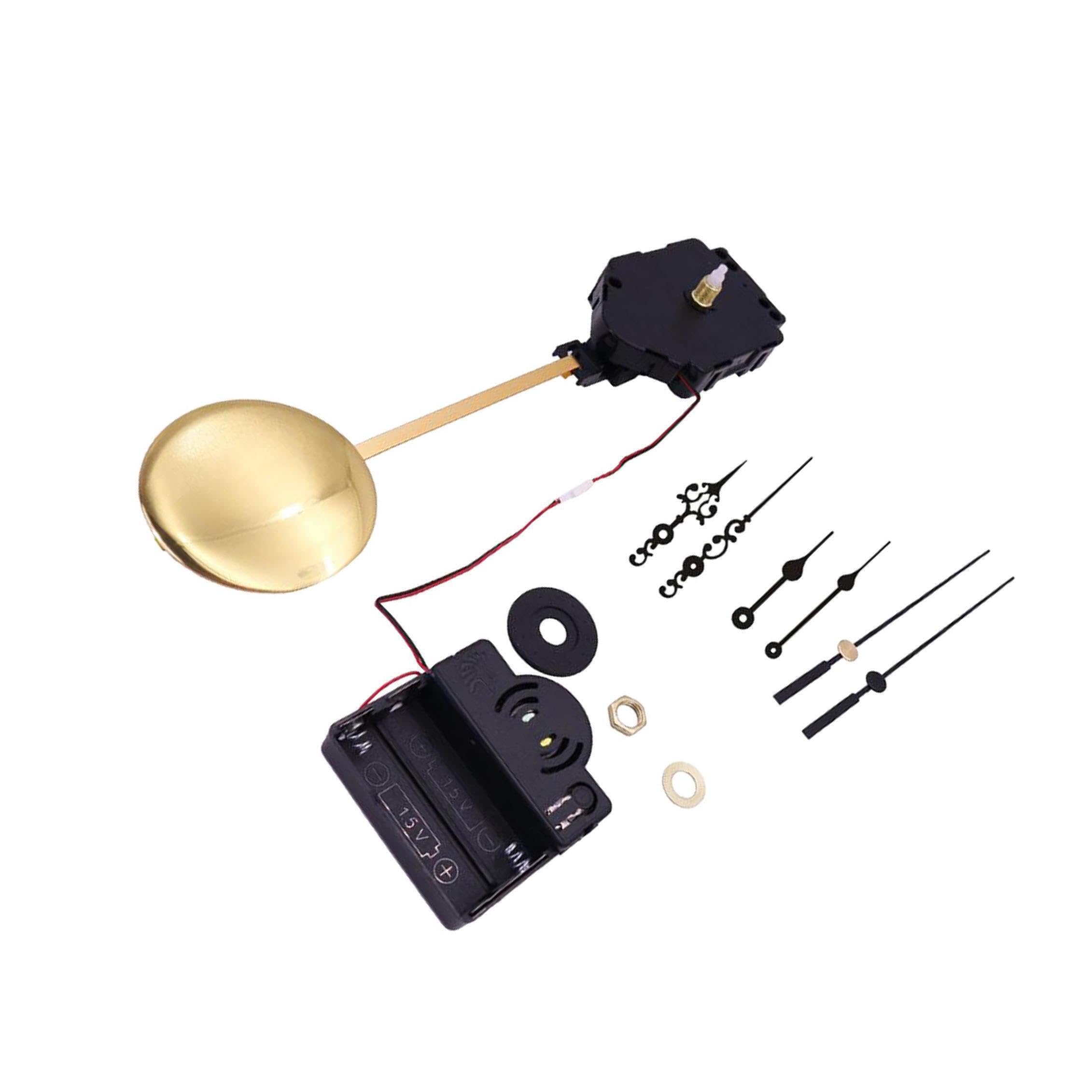 QIXCXAZ Non Ticking Clock Mechanism With Clock Hands And Comprehensive DIY Tools For Custom Designs Movement Manipulator Repair Parts Tools Movement Parts, Style F
