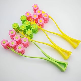 جهاز شد للبشرة على شكل حرف V - رولر وجه أنيقة للشد والاسترخاء، وتخفيف التوتر على الخدين وخط الفك (3 قطع)