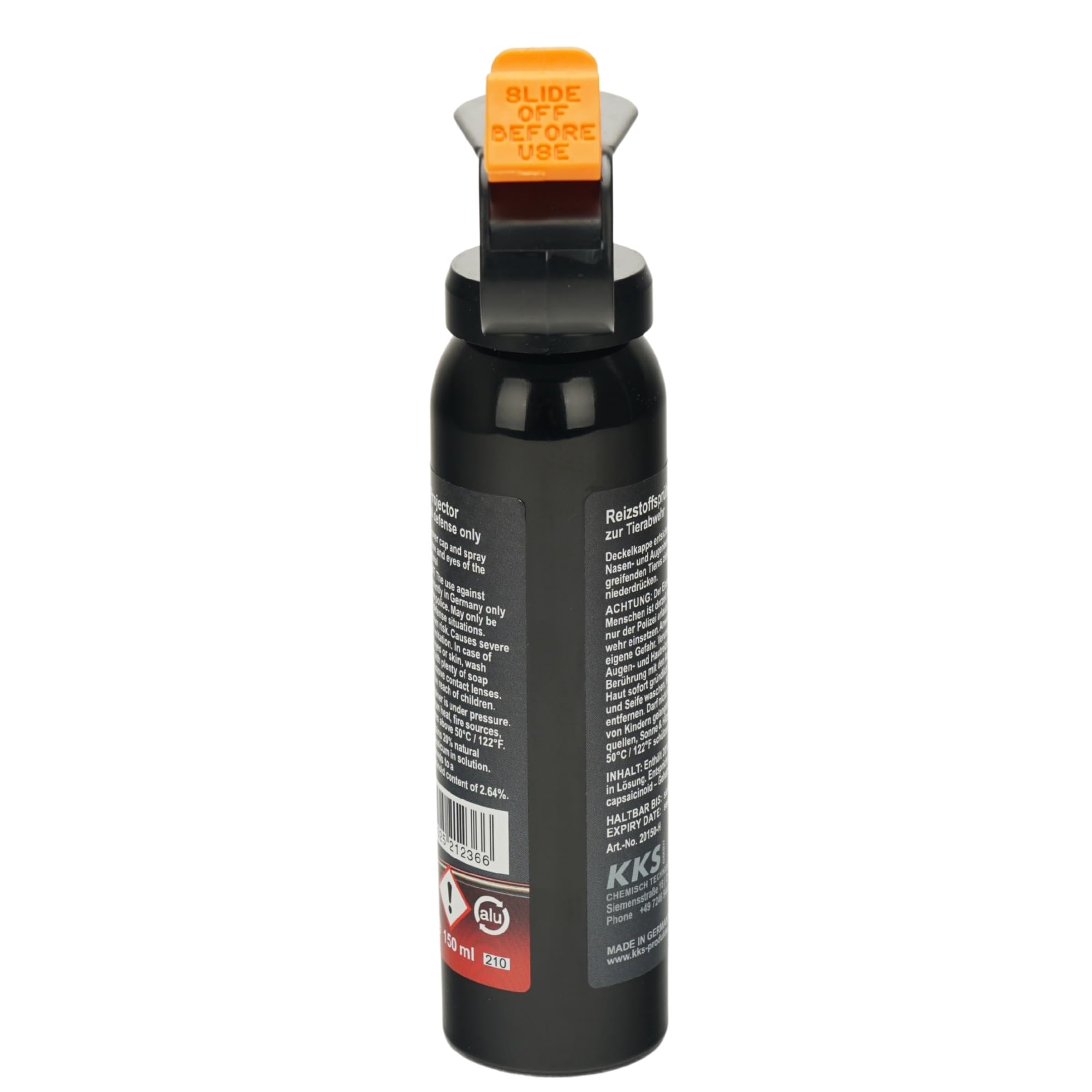 Pfefferspray Bärenverteidiger Tierabwehrspray Bärenabwehrspray Pfefferspray Breitstrahl Grizzly Made in Germany (150 ml) | Fingergriff