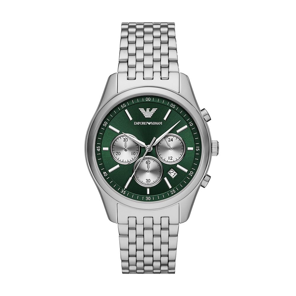 Emporio Armani Chronograph Armbanduhr 41 mm Grün