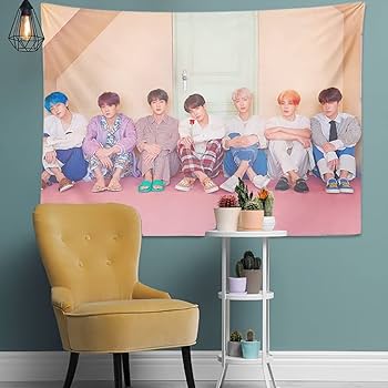 Amazon.co.jp: bTS商品 BTSバンタンの男の子タペストリー