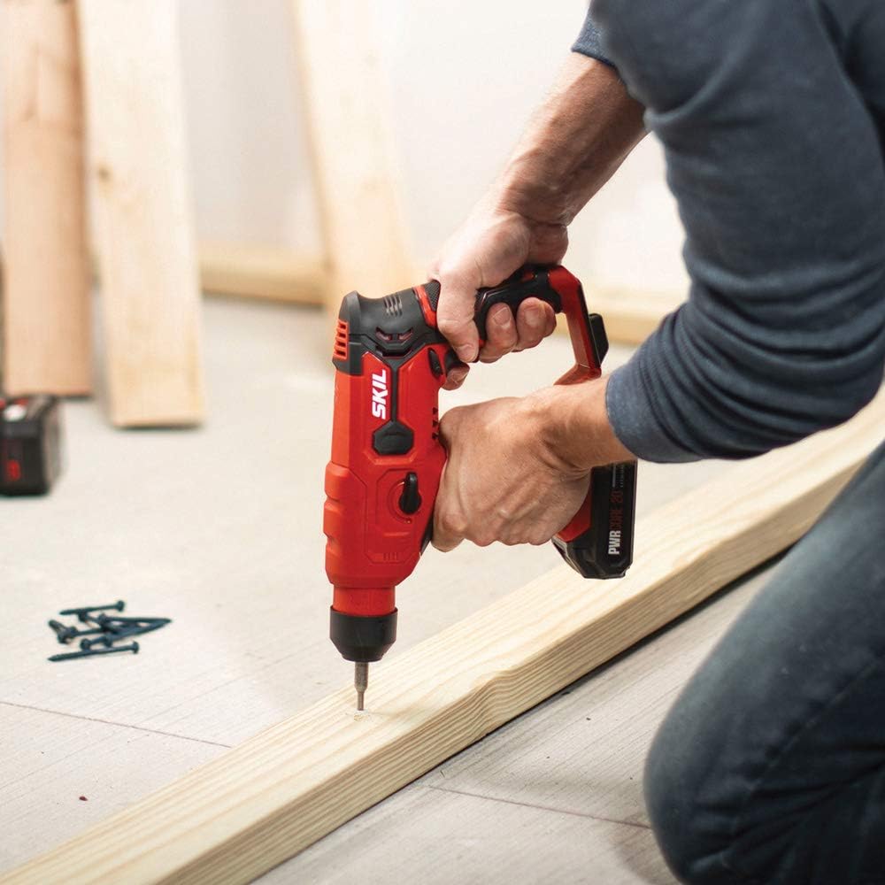 Up To 40% OFF Skil 20V Rotary Hammer with Multi Function Chuck, Bare Tool - RH170201
