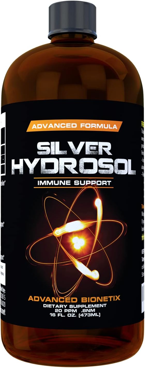 Pharmacist Recommended 16 oz Advanced Bionetix Colloidal Silver Hydrosol, All Natural & Promotes A Healthy Immune System. Colloidal Silver That Actually Works!