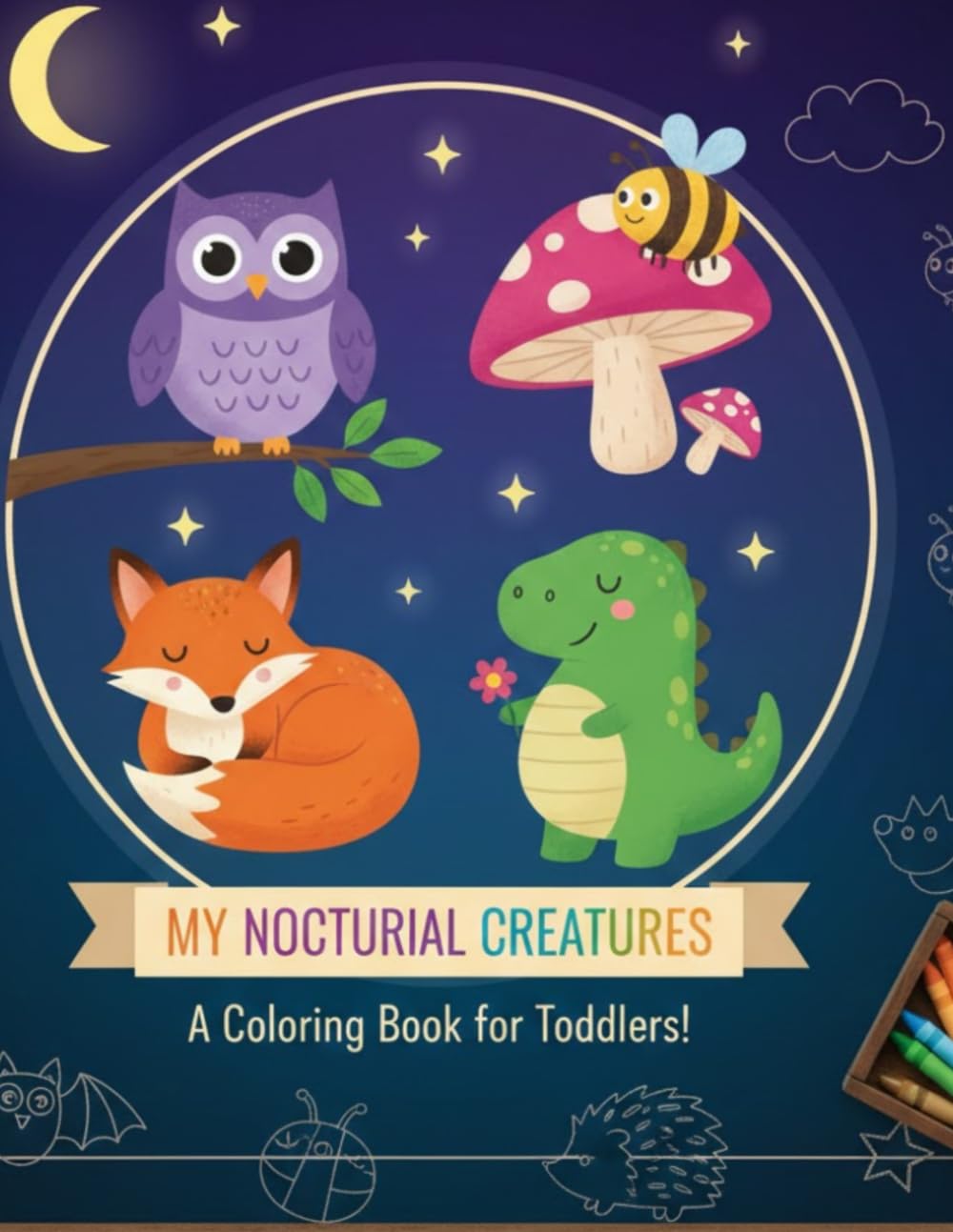 ABC Animal Coloring Book for Kids Ages 3–8: Cute A–Z Animals for Fun Alphabet Learning: Easy Big Coloring Pages to Teach Letters, Boost Creativity & ... Skills for Toddlers, Preschool & Kindergarten