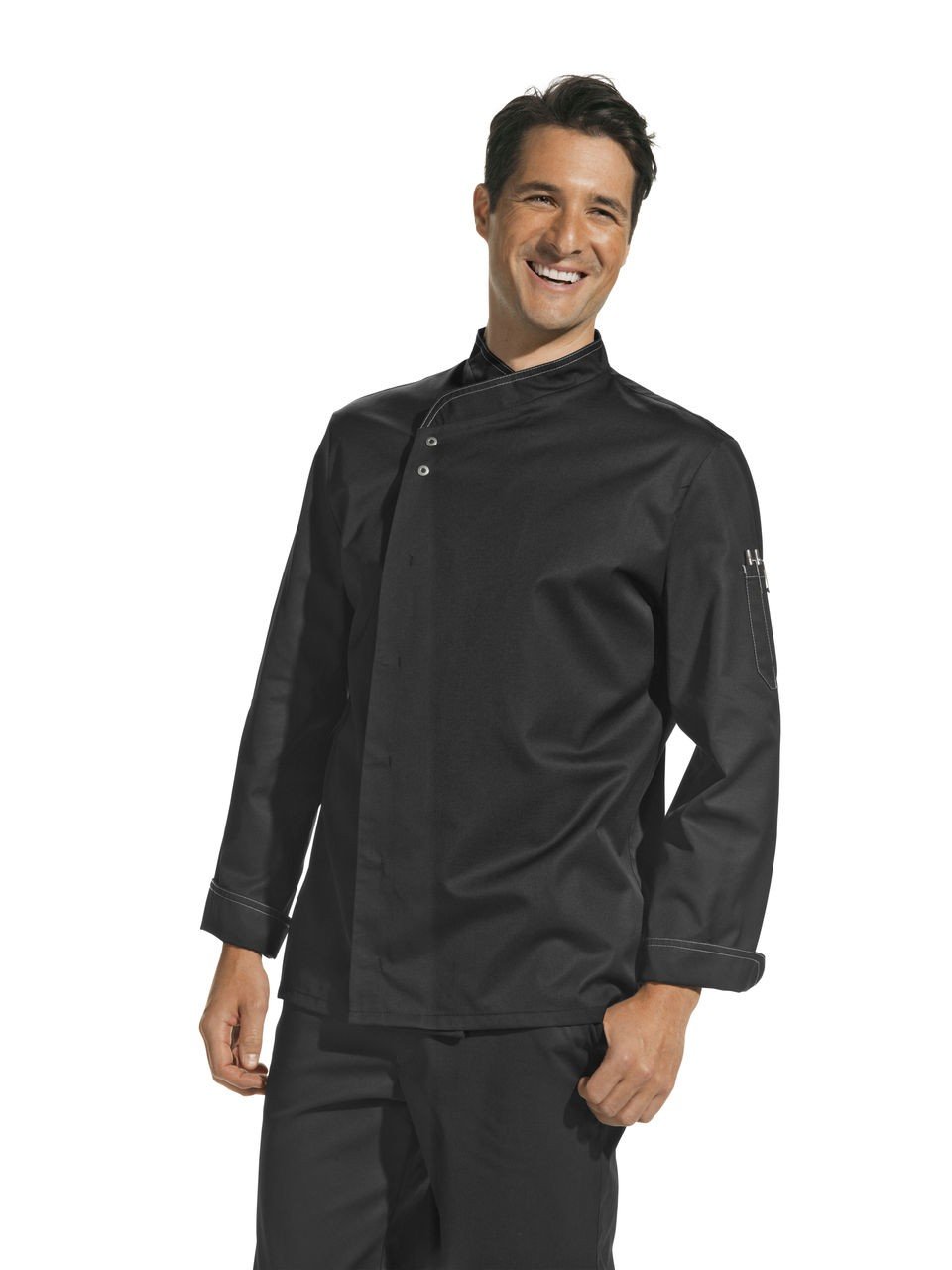 Chaqueta de cocinero. Negro 56