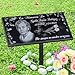 LIFTOMO 16x8 Granite Gravestone Memorial plaques for Outdoors,Cemetery headstones for Graves,Grave Markers for Cemetery for Humans，Cemetery Tombstone Marker,Grave Stones for Humans