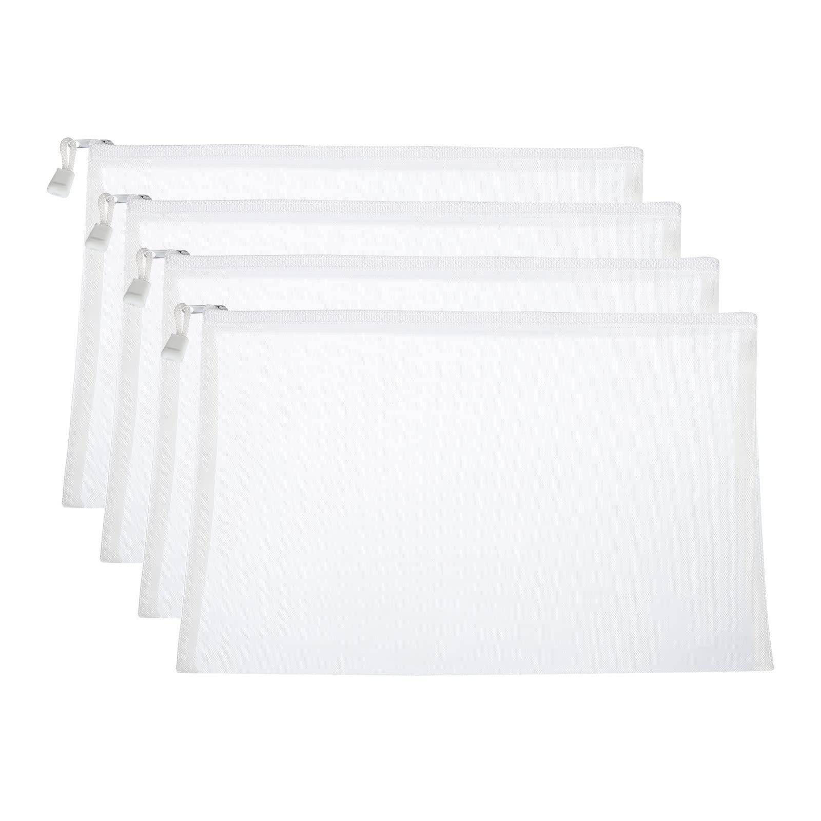 PATIKIL Mesh Zipper Bags