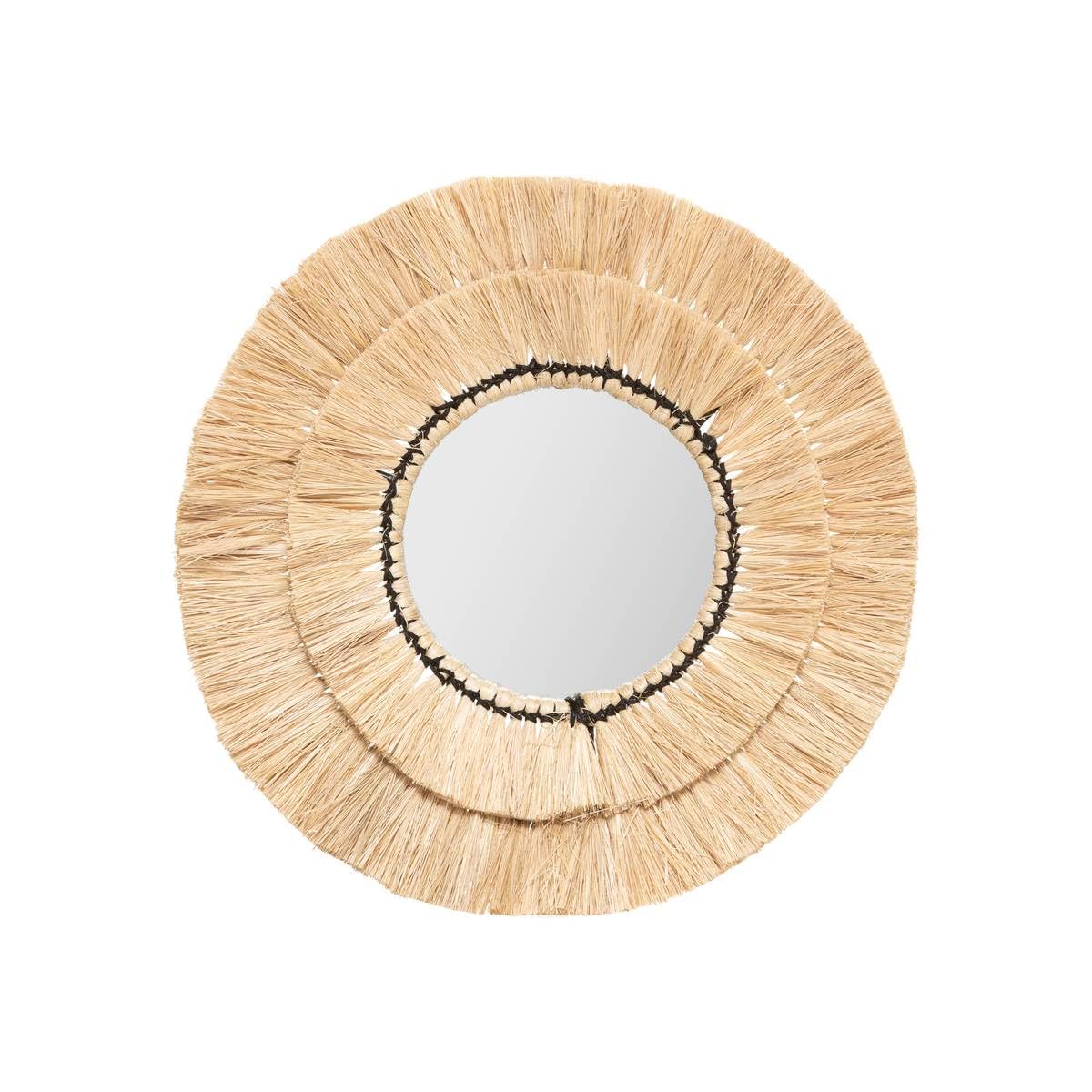 Atmosphera - Set aus 3 Spiegeln Alba - Bast - Beige