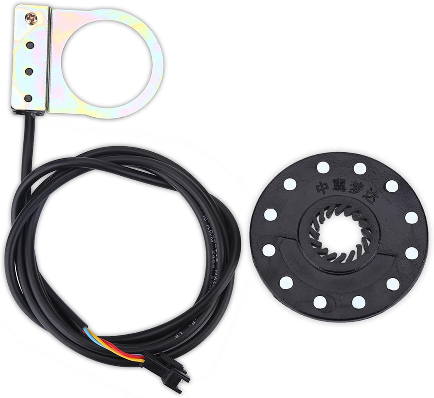 2.56in Pedal Assist Sensor, 12 Magnets Electric Bikes Sensor, Steel Integrated P