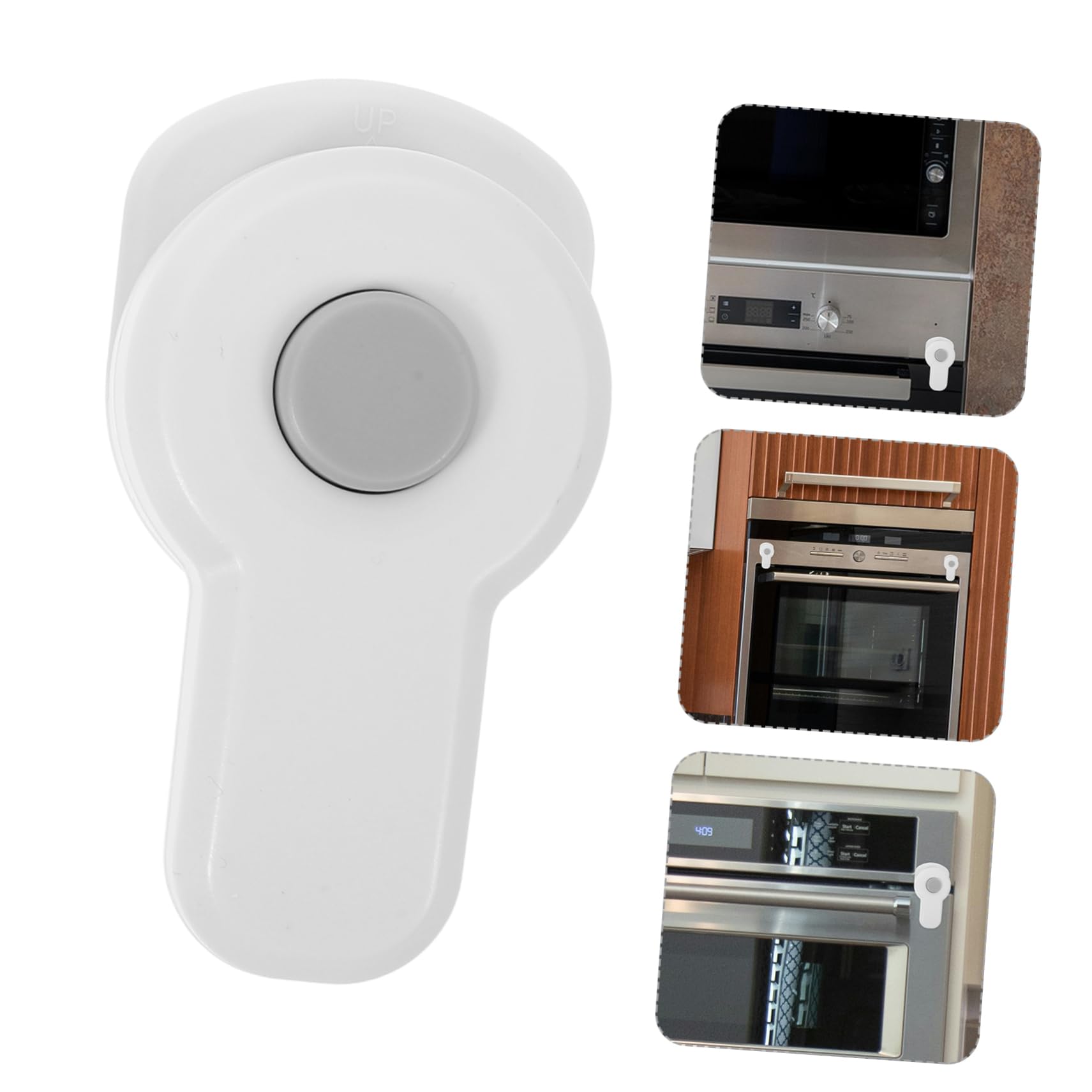 Toyvian 15piezas Cerraduras De Seguridad Para Protección Para Armarios Refrigeradores y Fácil Instalación y Alta Durabilidad