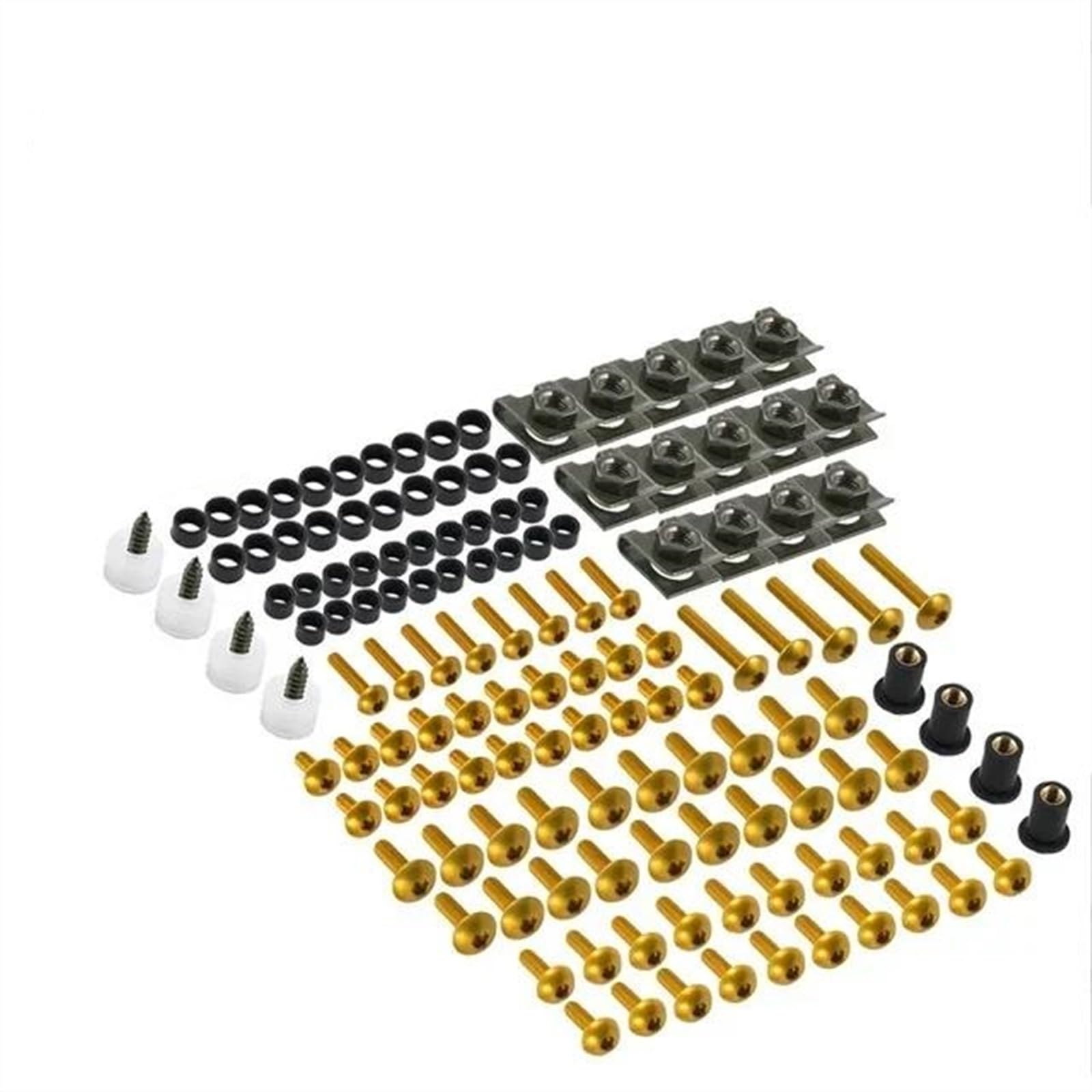 Motorcycle Fairing Bolt Screws Bodywork Kit For CBR600RR CBR1000RR CBR 600 F2 F3 F4 RR 1000 900 929RR 650R CNC Alloy(Gold)