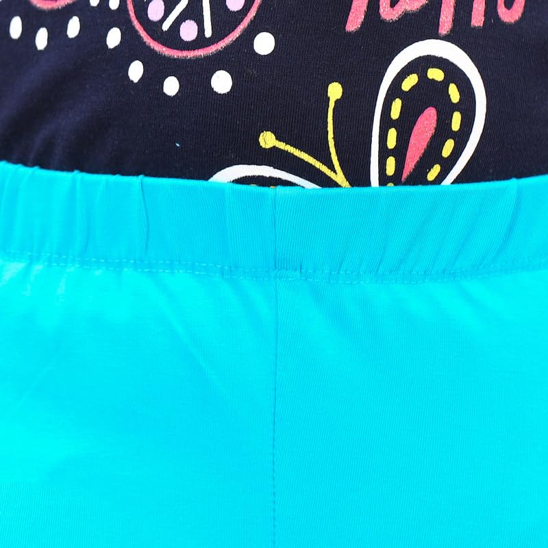 Image of ZION Leggings for Girls - Cotton Regular Fit Ankle Length | Soft & Comfortable | Perfect for Every Occasion - School, Play & Beyond | Multiple Sizes & Colors