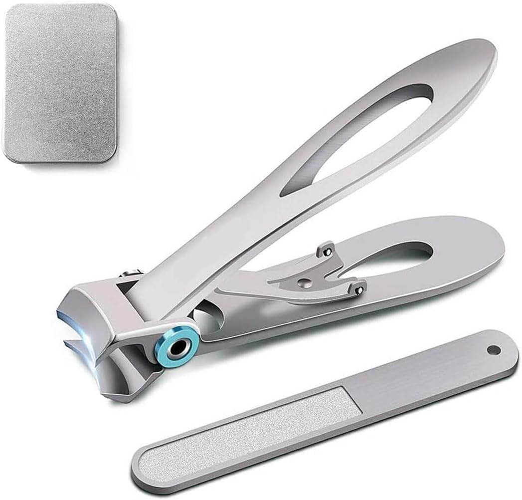 Nail Clippers for Thick Nails, 15 mm Wide Jaw Opening Nail Clippers, Stainless Steel Large Toenail Clippers, Toenail Clippers, Nail Nippers for Thick Nails