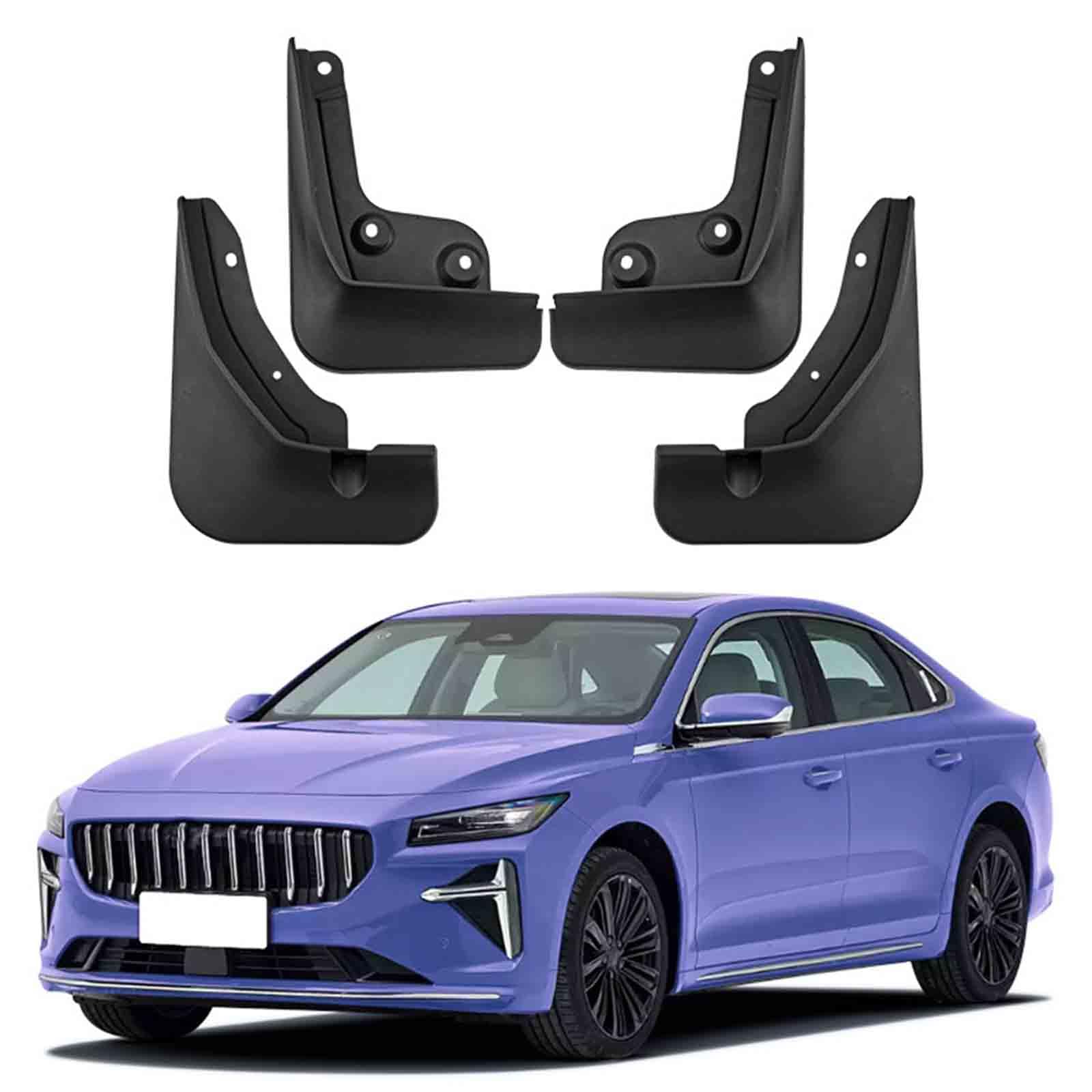 Salpicaduras de vehículos con protección resistente a impactos para Geely Preface L Xingrui 2024