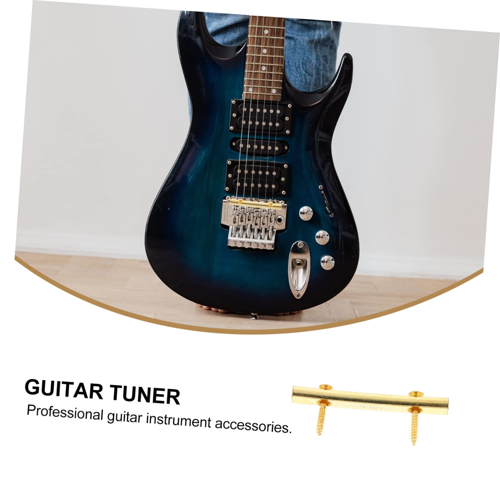 BESTonZON 15sets Dispositivi Di Stabilizzazione Per Corde Di Chitarra Elettrica Bacchette Pressione Di Facili Da Installare e Leggere Qualità Duratura Accessori Per Strumenti Musicali