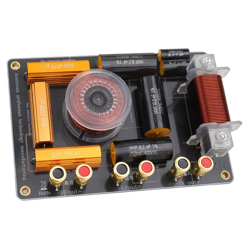 Haut-Parleur Hi-FI Home Theater 2 Voies 1100W Diviseur de Fréquence Audio Carte de Crossover 1600Hz Système de Crossover Haut-Bas de Scène