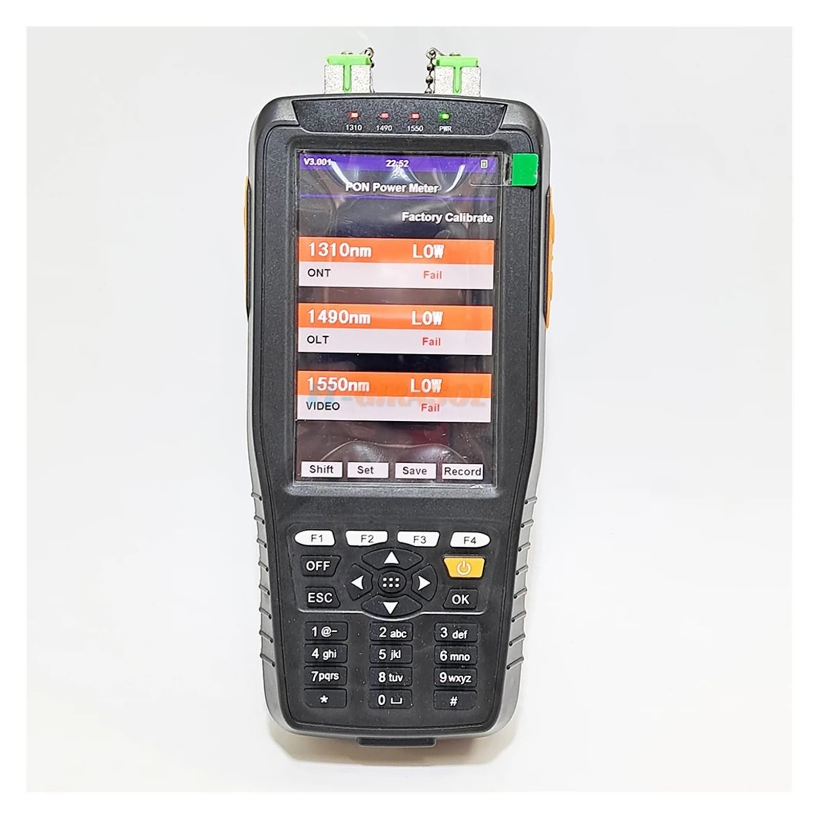 otdr TM70B Handheld PON Fiber Optical Power Meter 1310/1490/1550nm VFL OPM Built-in Lithium Battery Optic Tools(PON OPM VFL)