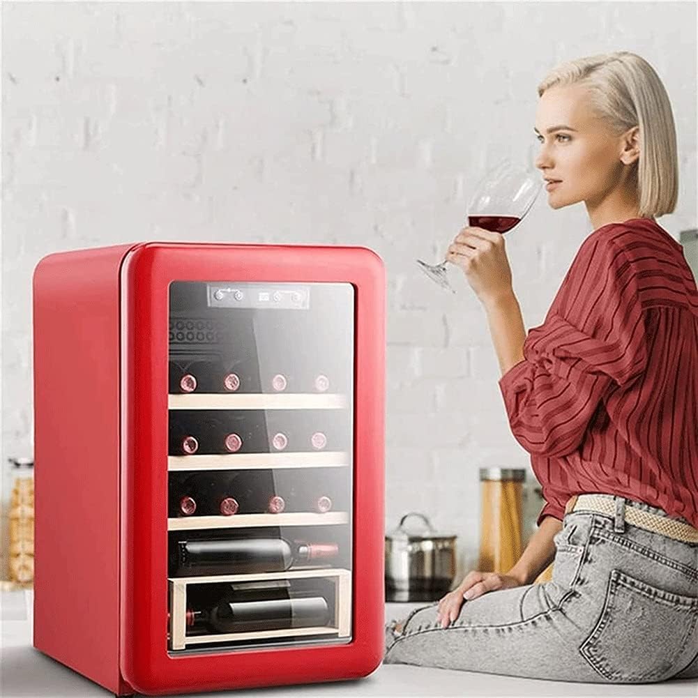 64L Compressor Wine Cooler Refrigerator W/Lock | Large Freestanding Wine Cellar | 41f-64f Digital Temperature Control Wine Fridge for Champagne or Sparkling Wine