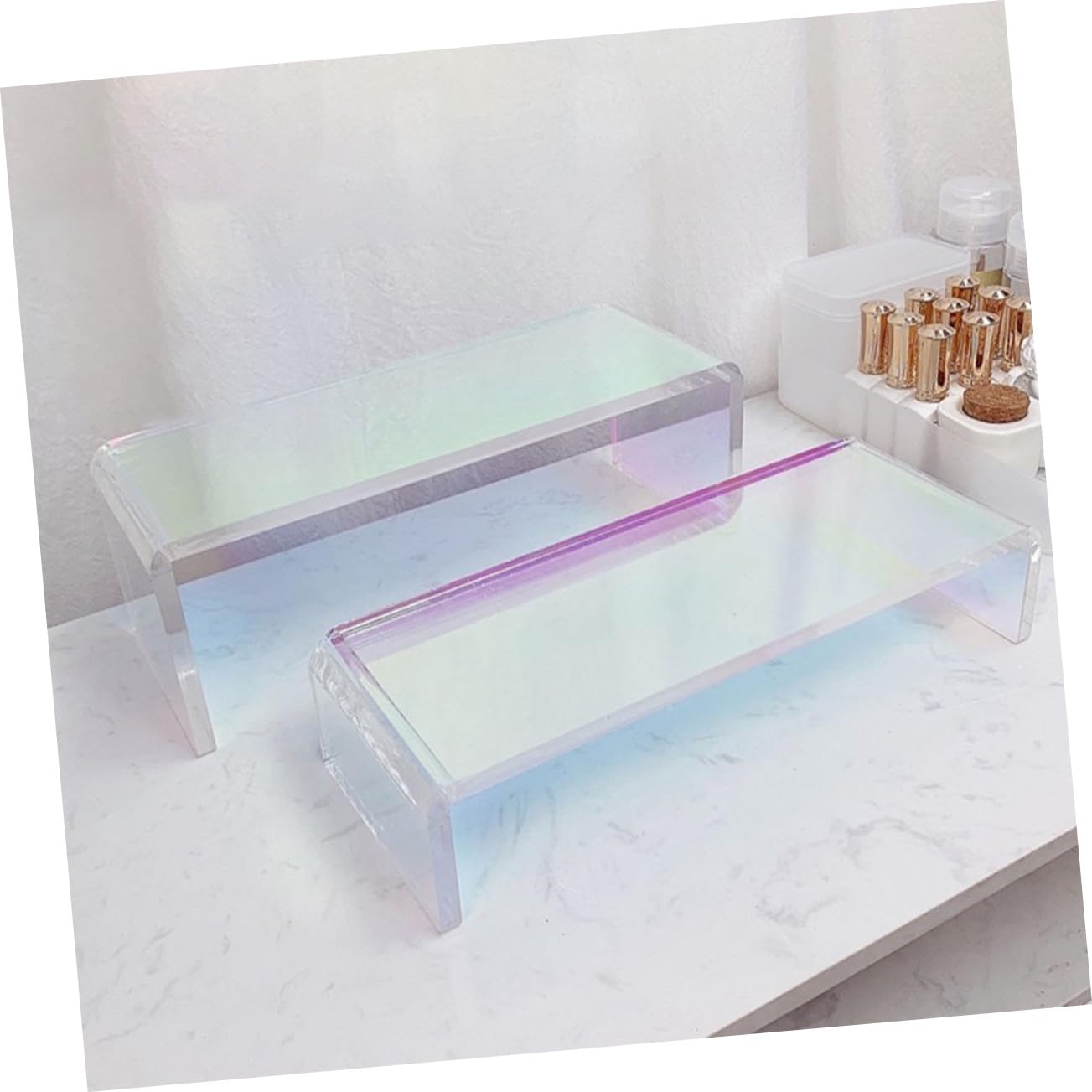 Cuscino Poggiamani Manicure in Acrilico, Supporto Unghie | Appoggio per Polso, Uso Domestico e Lavoro Manicure, Accessorio per Nail Art