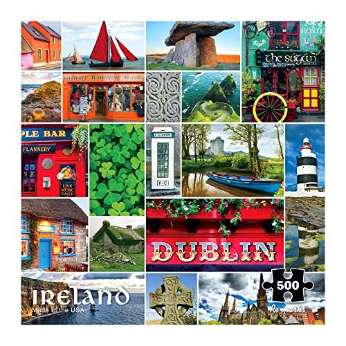 Rompecabezas Re-marks Irlanda, 500 piezas, para todas las edades miniatura 1