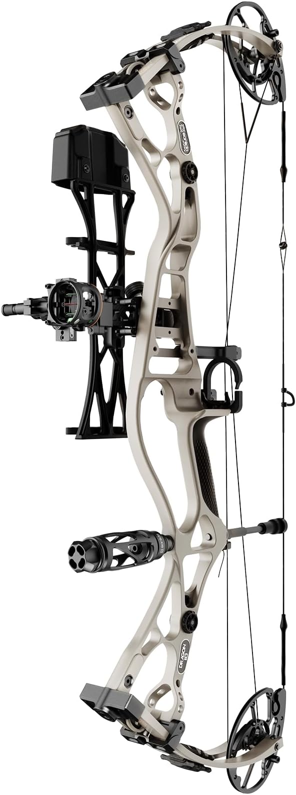 Sanlida Dragon 10 Flagship Top of The Line Hunting Compound Bow Kit for Adults, Standard Hunting Bow for Adults and Advanced Archers, IBO Speed 340 FPS, Limited Life-time Warranty, RH Only