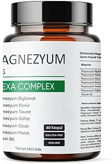 Aromel Magnezyum Plus, Hexa Complex 60 Kapsül Magn