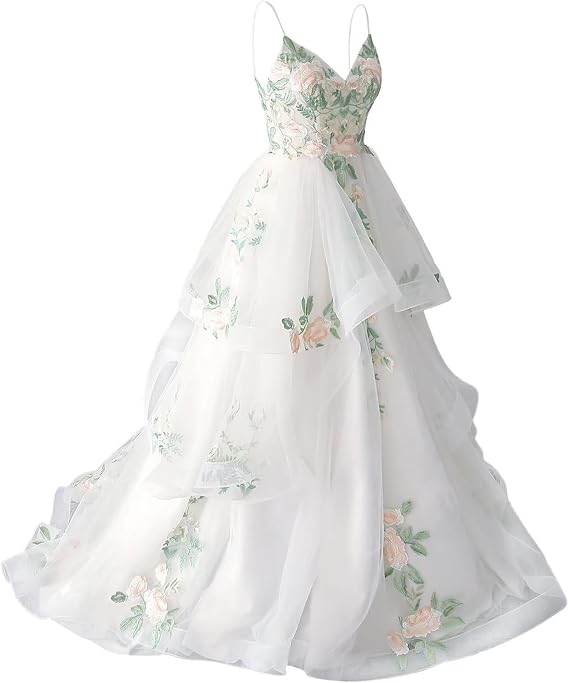 forest fairy wedding dress Civil bride dress | Ethereal forest fairy wedding dress