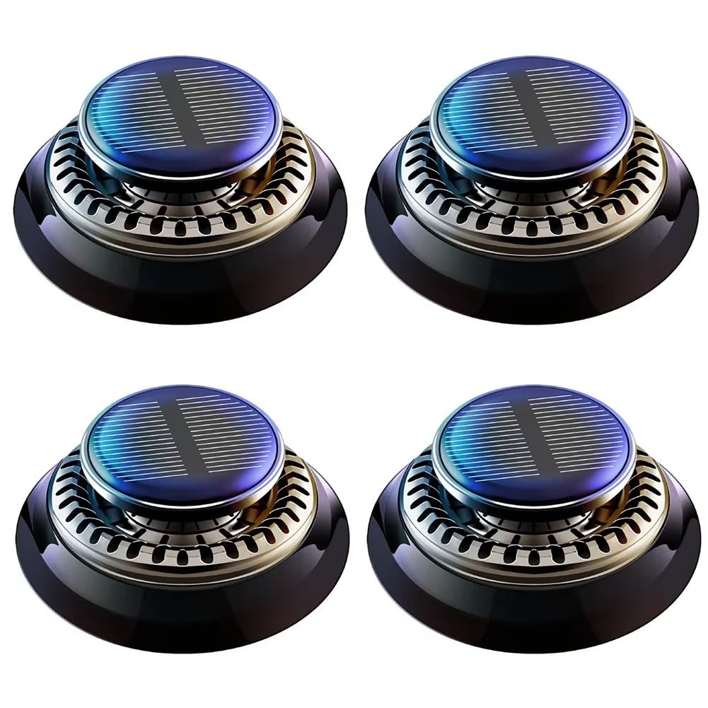 CTRLZS Solar Car Fragrance Diffuser Long Lasting Rotating Car Aromatherapy Car Essential Oils Diffusers Deodorizing Interior