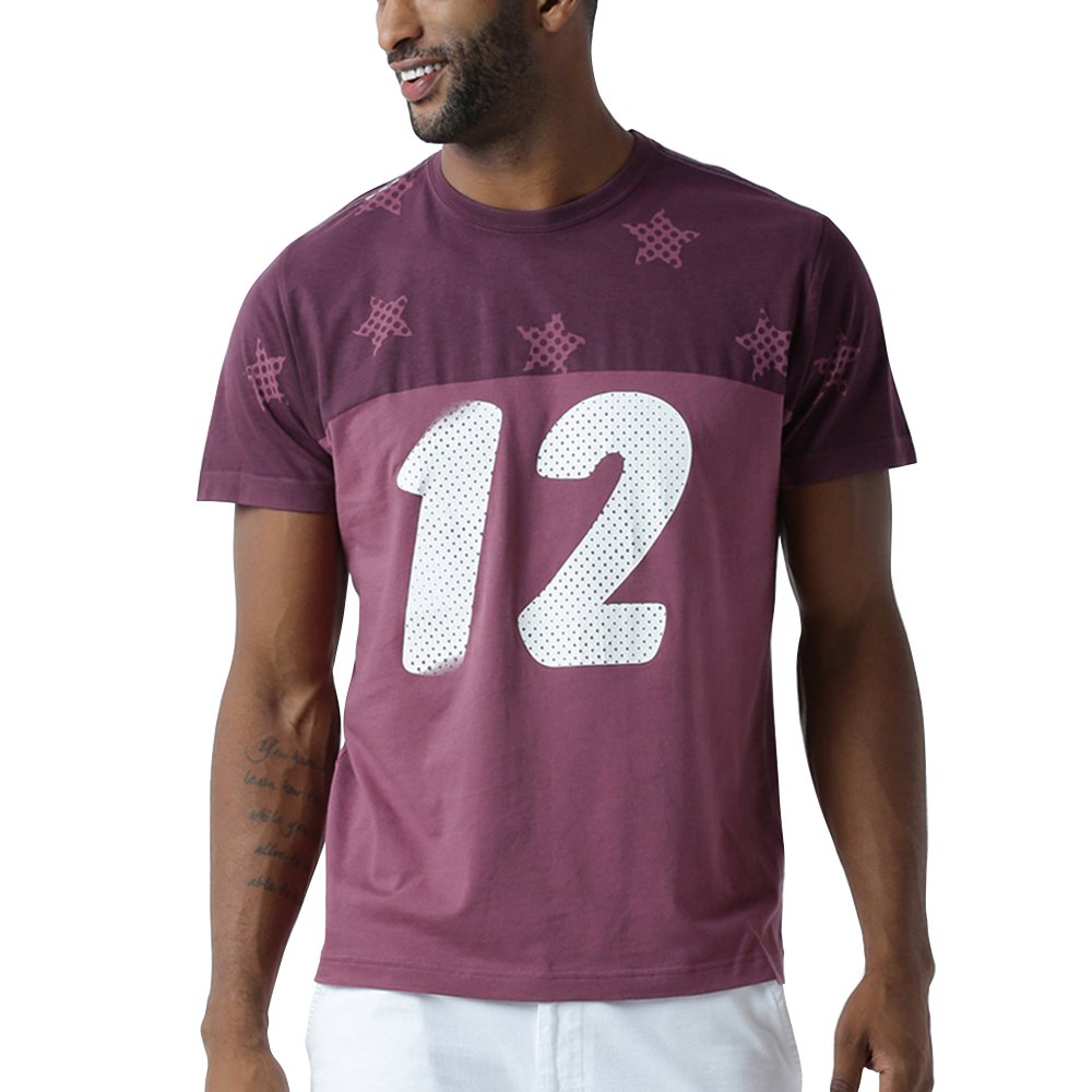 HUETRAPMen's Classy Printed T-Shirt