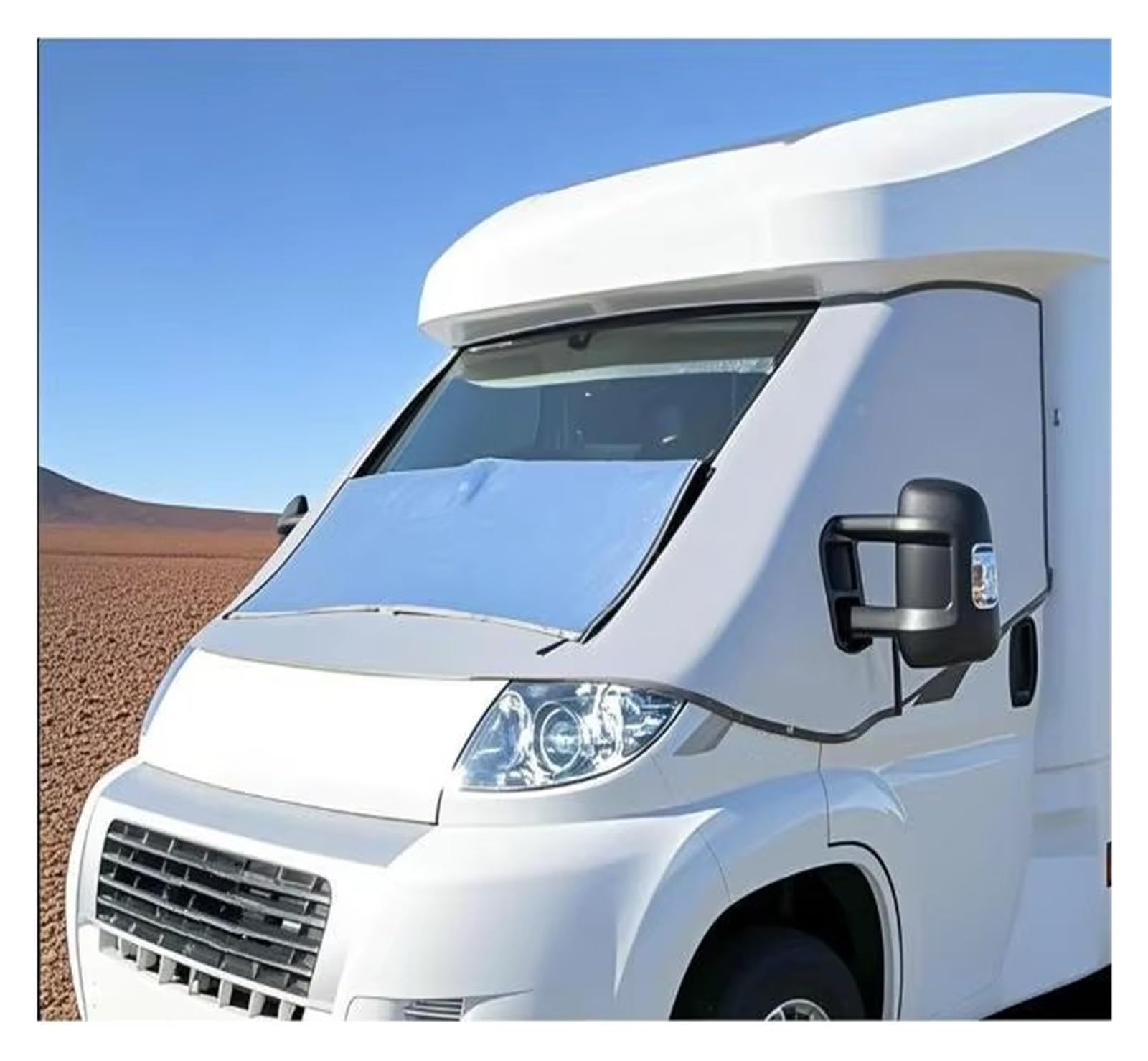 Kfz Outdoor Abdeckplane Für FIAT Für Ducato Für Peugeot Für Boxer Für Citroen Für Relay X250 Für Caravan Windschutzscheibe RV Sonnenschutz Autoscheiben Sonnenschutz