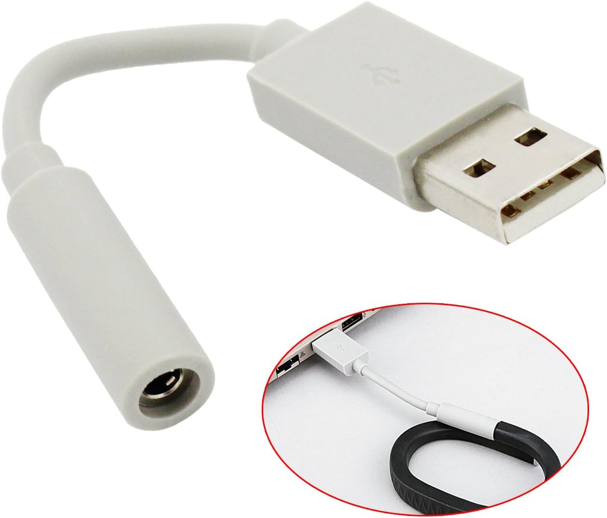 PWOW Charging Cable for Jawbone UP/UP2 Bracelet, UP/UP2 charger, Spare Cables, Suit for Home &Office