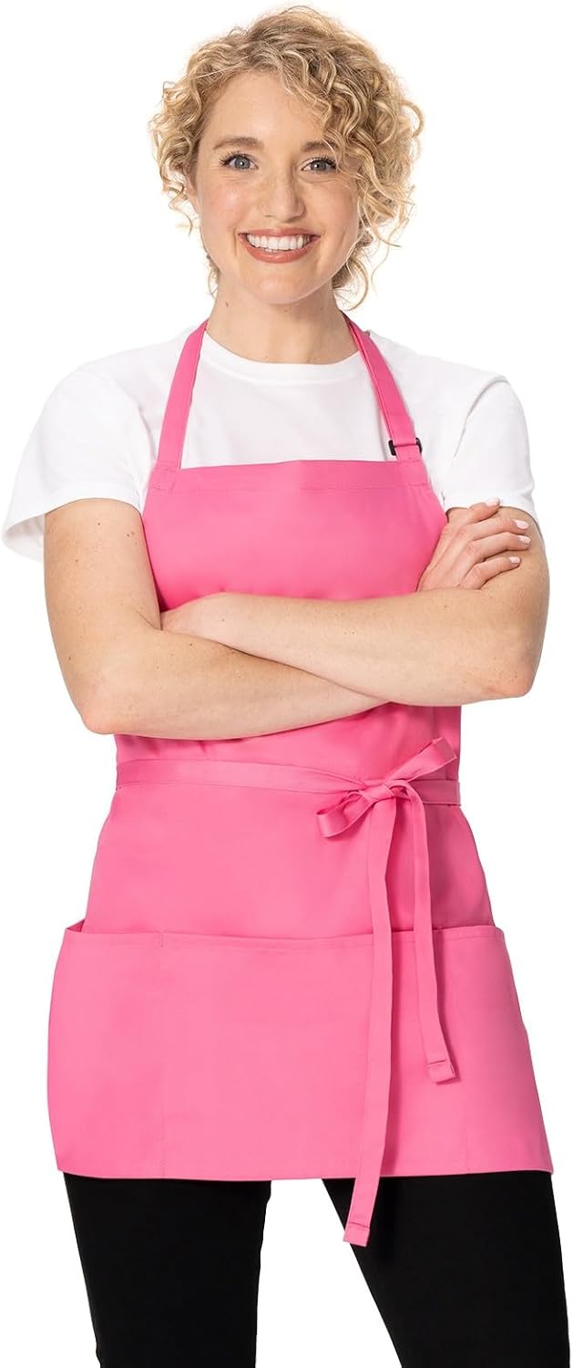 Chef Works Unisex Three Pocket Apron