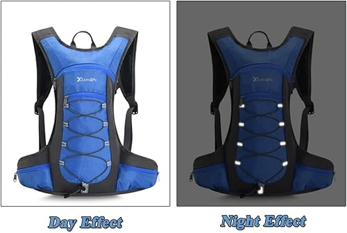 Miniatura 6 de Croogo Mochila de hidratación para correr con vejiga de agua de 2 litros, ligera, Hydro Water Pack Ciclismo para hombres y mujeres, Rojo-OT05