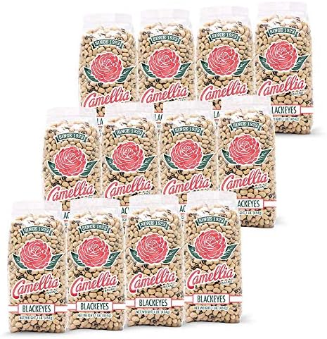 Camellia Brand Dried Black Eye Peas, 1 Pound (Pack of 12)