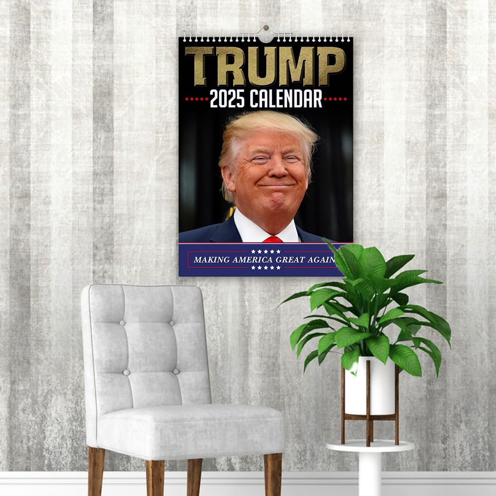 Amazon | GETBSTOOP トランプカレンダー 2025 トランプ壁掛け 