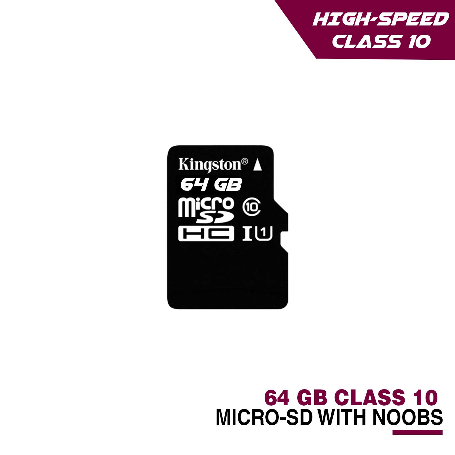sb components Raspberry Pi 4 Starter Kit (Raspberry Pi 4 Modello B 2GB, Chiaro Accesso Protettivo a tutte le Porte, Alimentatore, Cavo Micro HDMI e Scheda MicroSD 64GB)