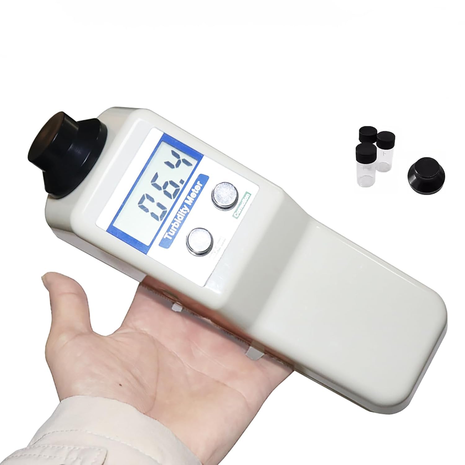Turbidímetro digital, turbímetro de mano para mediciones precisas de 0 a 200 NTU, ideal para piscinas y laboratorios