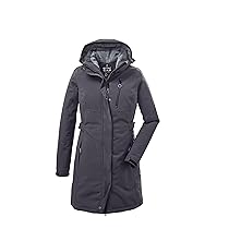 killtec Donna Parka funzionale con cappuccio senza zip KOW 165 WMN PRK, metall, 50, 37726-000