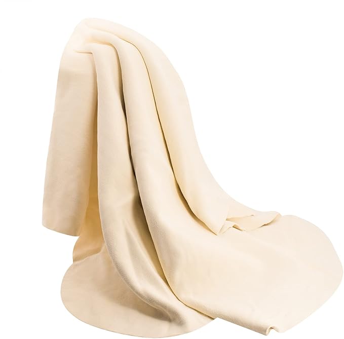Chamois Cloth for Car Drying Towel Shammy Towel Natural