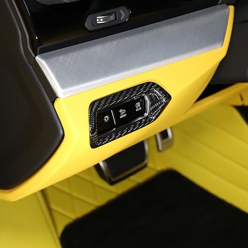 Miniatura 8 de TOYCIDFG Cubierta de marco de botones para interruptor de salpicadero de automóvil Lamborghini Urus 2018-2023, accesorios de decoración interior de
