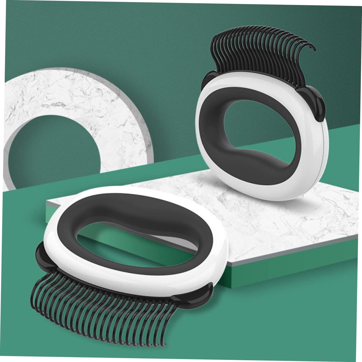FRCOLOR 3piezas Cepillo Para Gatos y Gatitos Peine De Cuidado Para Eliminador De y Pelos Sueltos Herramienta De Limpieza De Pelo Para Gatos De Interior Diseño Ergonómico y Peine De