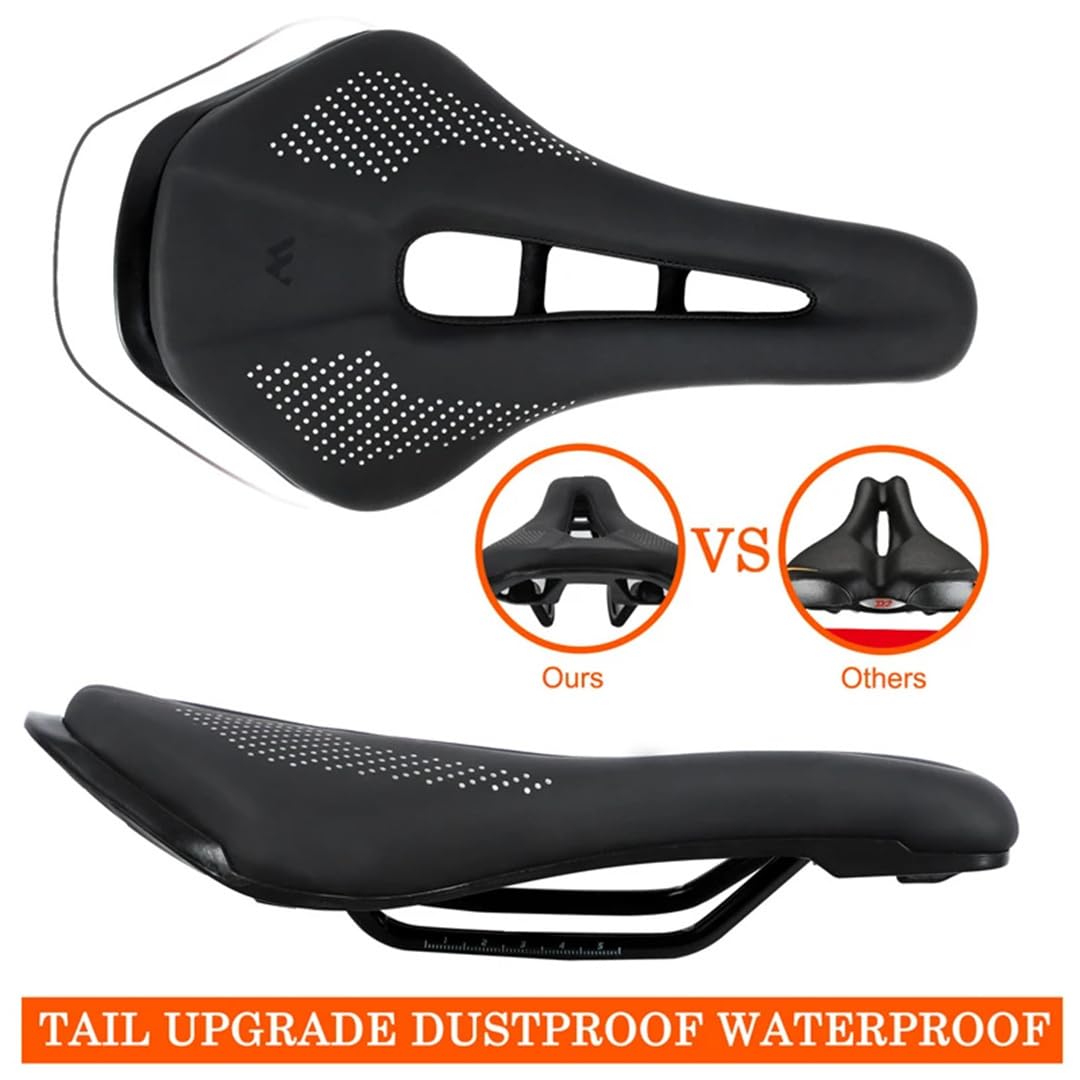 Ultralight Road Bike Sella MTB Naso Corto Sedile Della Bicicletta Cuoio DELL'UNITÀ di elaborazione
